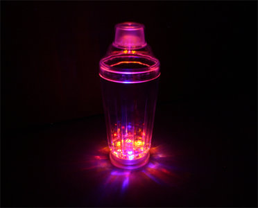 Lichtgevende led cocktail shaker